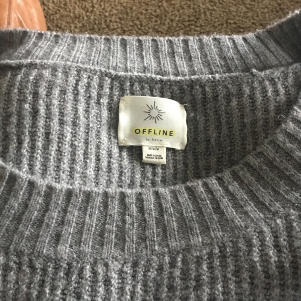 Aerie Offline knot front sweater - Picture 2 of 4